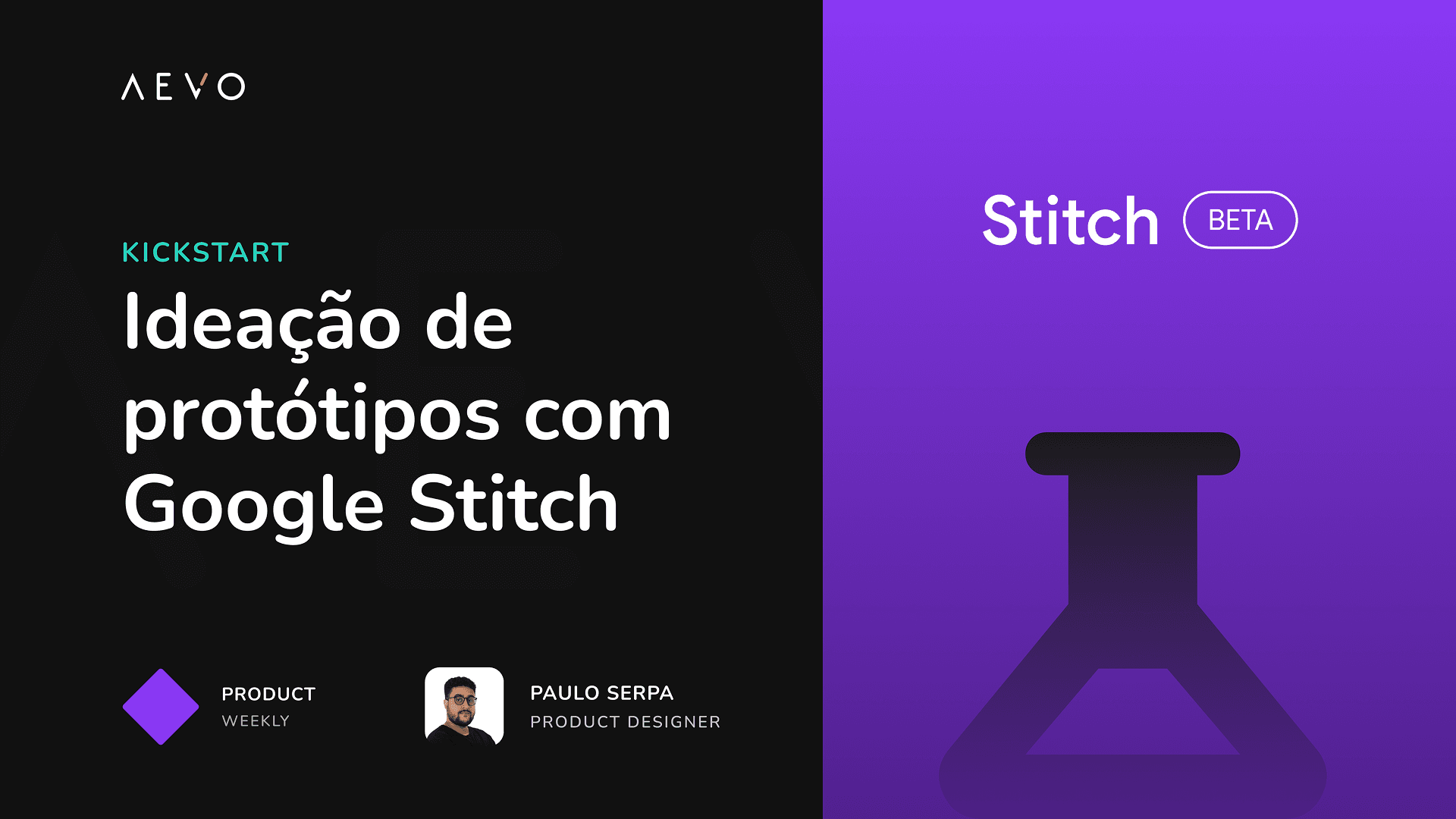 Capa do kickstart Ideação de protótipos com Google Stitch